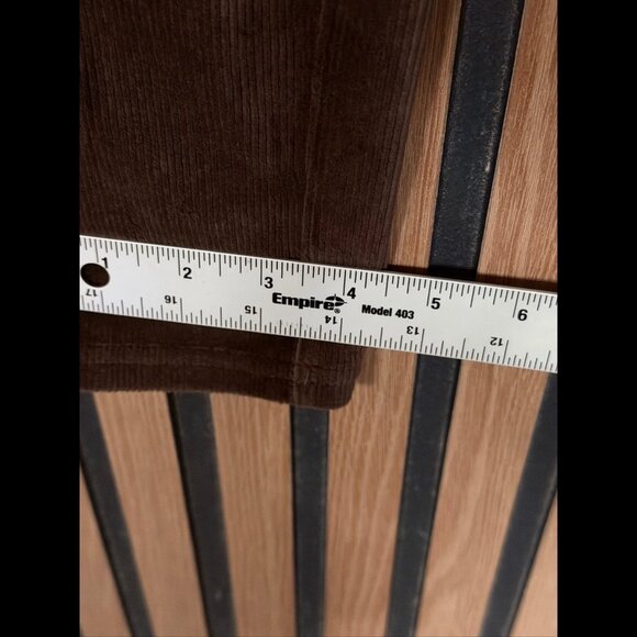 Michael Kors Pants Small Womens Brown Pull On Corduroy Stretch Skinny - Picture 6 of 10